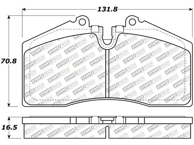 StopTech 86-98 Porsche 911/928/944/968 Street Select Brake Pads