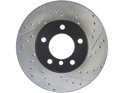 StopTech 9/07-09 BMW 328 Slotted & Drilled Left Front Rotor - 127.34108L