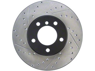StopTech 9/07-09 BMW 328 Slotted & Drilled Right Front Rotor - 127.34108R