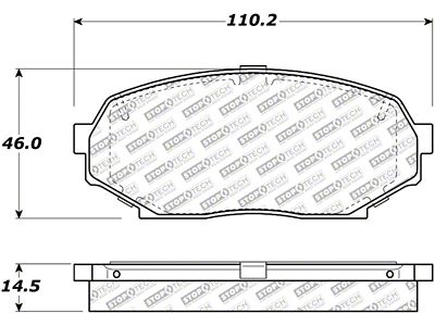 StopTech 90-93 GEO Storm / Mazda Miata Street Select Front - 305.05250