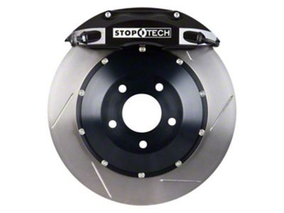 StopTech 90-96 300zx Front BBK w/ Black ST-40 Calipers Slotted - 83.647.4600.51