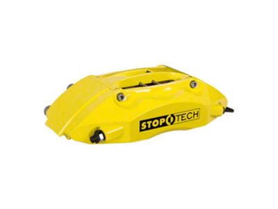 StopTech 91-05 Acura NSX Front BBK w/Yellow ST-40 Calipers Drilled - 83.055.4300.82