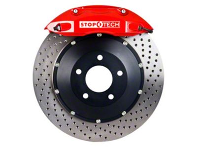 StopTech 91-05 Acura NSX Rear BBK w/Red ST-40/10 Calipers Drilled - 83.055.0043.72