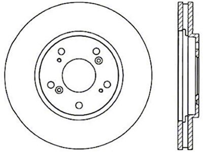 StopTech 91-96 Acura NSX Cryo Slotted Rear Righ Sport Brake - 126.40029CSR