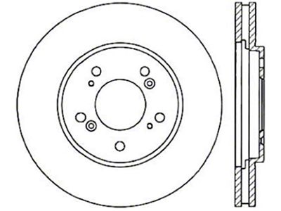 StopTech 91-96 Acura NSX Front Right Cryo Slotted Rotor - 126.40028CSR