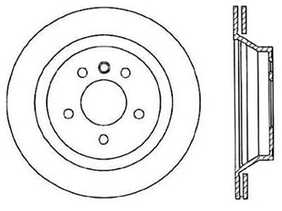 StopTech 94-99 BMW M3 / 98-02 Z3 Cryo Slotted Rear - 126.34037CSR
