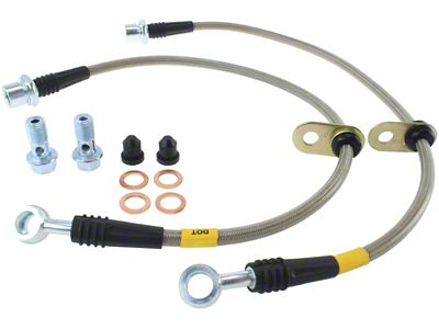 StopTech 94-99 Toyota Celica Front Stainless Steel Brake Lines - 950.44020