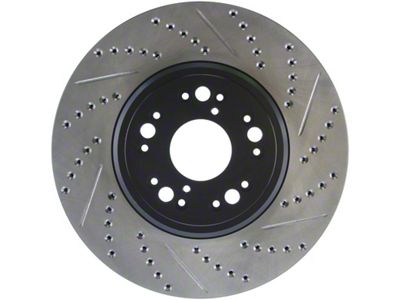 StopTech 95-00 Lexus LS 400 Left Front Slotted & Drilled - 127.44107L