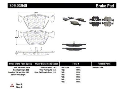 StopTech 95-99 BMW M3 / 01-07 M3 E46 / 89-93 - 309.03940