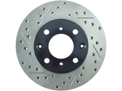 StopTech 96-00 Honda Civic DX/HX Coupe/90-00 Civic DX/LX Sedan Slotted - 127.40023R