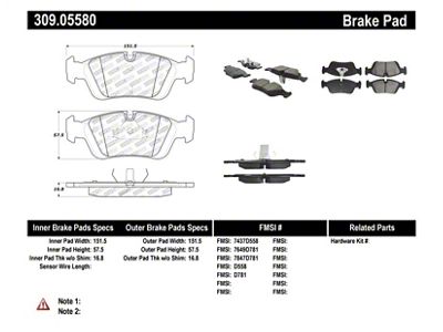 StopTech 96-02 BMW Z3 / 03-08 Z4 / 97-00 323 - 309.05580