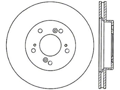 StopTech 97-01 Acura Integra Cryo Slotted Front Right Sport Brake - 126.40026CSR