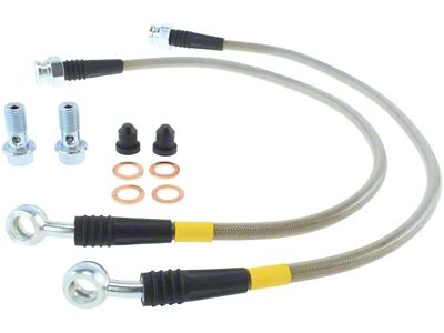 StopTech 97-04 Chevrolet Corvette Stainless Steel Rear Brake Line Kit - 950.62500