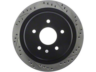 StopTech 97-10 Chevy Corvette Slotted & Drilled Rear Left Rotor - 127.62061L