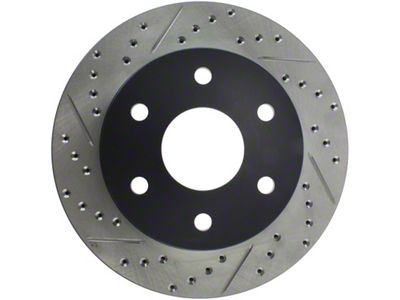 StopTech 99-06 GMC Sierra 2dr Front Right Slotted & Drilled - 127.66040R