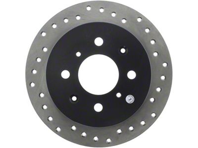 StopTech Acura & Honda Civic/Del Sol Drilled Left Rear Rotor - 128.40017L