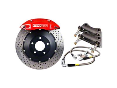 StopTech 01-07 BMW M3 E46 Front ST-40 Red Caliper - 83.137.4700.72