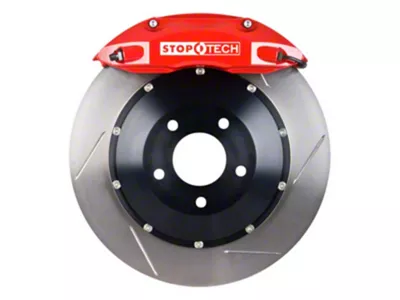 StopTech BBK 07-09 BMW 335i/335d Rear 345x28 Slotted 2pc Rotors - 83.154.004G.71