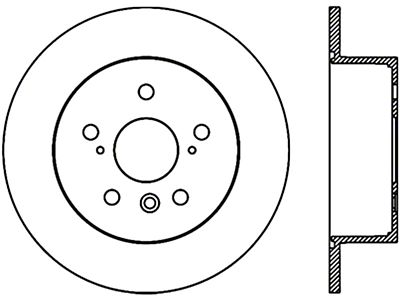 StopTech Cryo Slotted Sport Brake Rotor - Left - 126.44144CSL