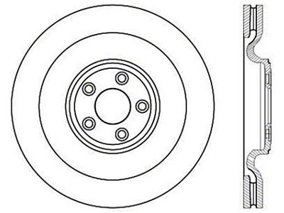 StopTech Drilled Sport Brake Rotor - 128.20030R