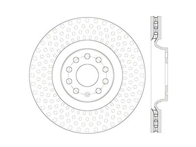 StopTech Drilled Sport Brake Rotor - 128.33144R