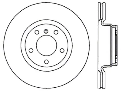 StopTech Drilled Sport Brake Rotor - 128.34117L