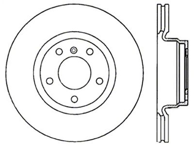 StopTech Drilled Sport Brake Rotor - 128.34117R