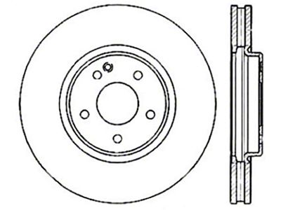 StopTech Drilled Sport Brake Rotor - 128.35054L