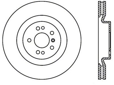StopTech Drilled Sport Brake Rotor - 128.35091R