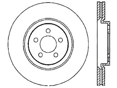 StopTech Drilled Sport Brake Rotor - 128.39038R