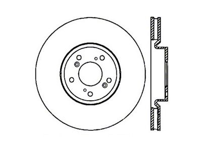 StopTech Drilled Sport Brake Rotor - 128.40069R