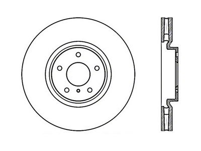StopTech Drilled Sport Brake Rotor - 128.42095L