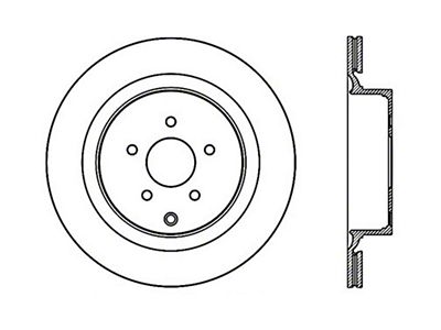StopTech Drilled Sport Brake Rotor - 128.42105L