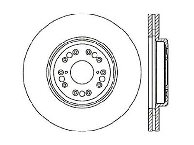 StopTech Drilled Sport Brake Rotor - 128.44107L