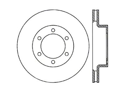 StopTech Drilled Sport Brake Rotor - 128.44127R