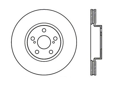 StopTech Drilled Sport Brake Rotor - 128.44160L
