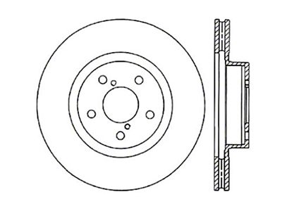 StopTech Drilled Sport Brake Rotor - 128.47012L