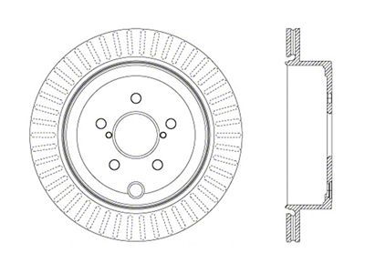 StopTech Drilled Sport Brake Rotor - 128.47031R