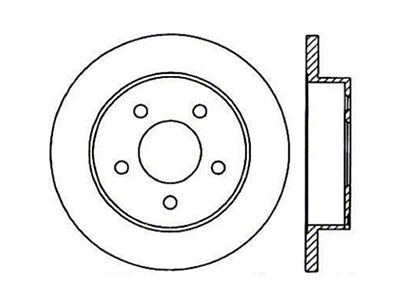StopTech Drilled Sport Brake Rotor - 128.61042L