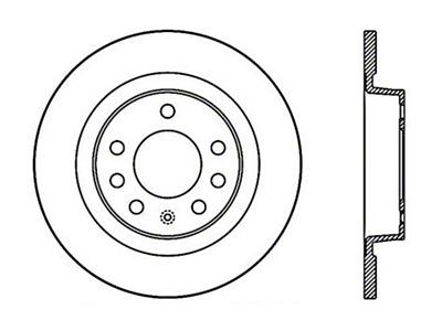 StopTech Drilled Sport Brake Rotor - 128.62094L
