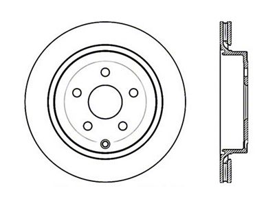 StopTech Drilled Sport Brake Rotor - 128.62113L