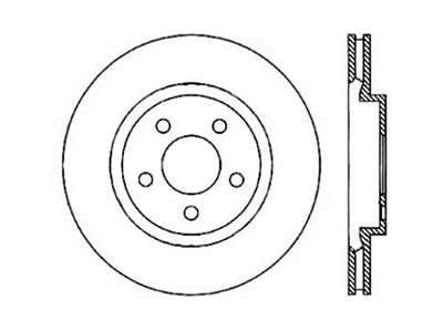 StopTech Drilled Sport Brake Rotor - 128.63062L