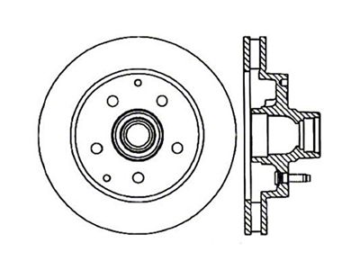 StopTech Drilled Sport Brake Rotor - 128.66025R