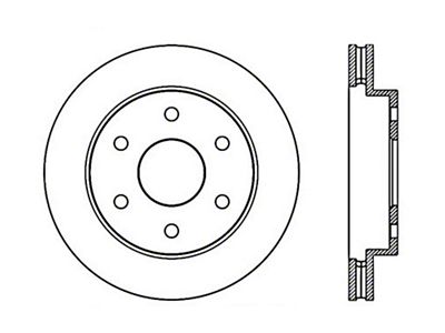 StopTech Drilled Sport Brake Rotor - 128.66040L