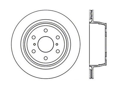 StopTech Drilled Sport Brake Rotor - 128.66065R
