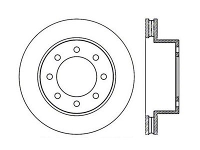 StopTech Drilled Sport Brake Rotor - 128.67061L