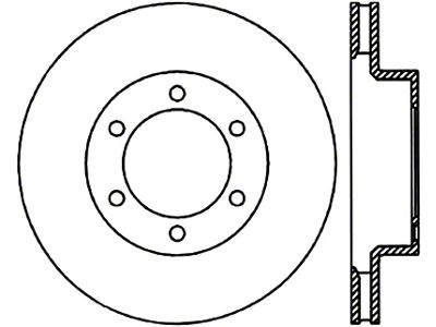 StopTech Front Left Cryo Slotted Sport Brake Rotor 03-09 Toyota - 126.44127CSL