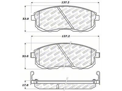 StopTech Nissan Altima Street Select Brake Pads - 305.06530
