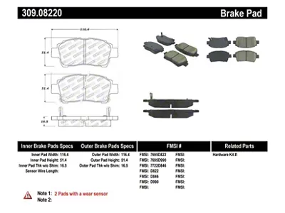 StopTech Performance 00-05 Spyder MR2 / 00 Celica GT / - 309.08220