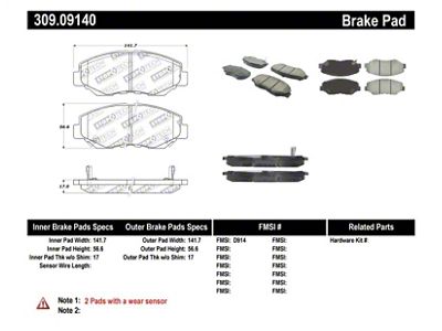 StopTech Performance 03-10 Honda Accord / 02-06 CR-V / 03-08 - 309.09140